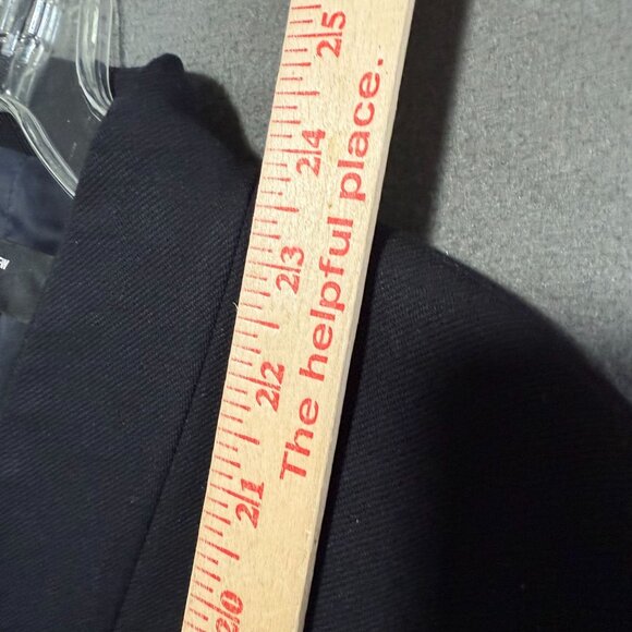 J. Crew 365 Stretch Twill Going Out Blazer Jacket Women's 10 Black Workwear - Picture 3 of 7